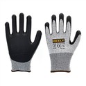 Grey Cut Resistant Level 5 Grey Nitrile Foam Coated Gloves